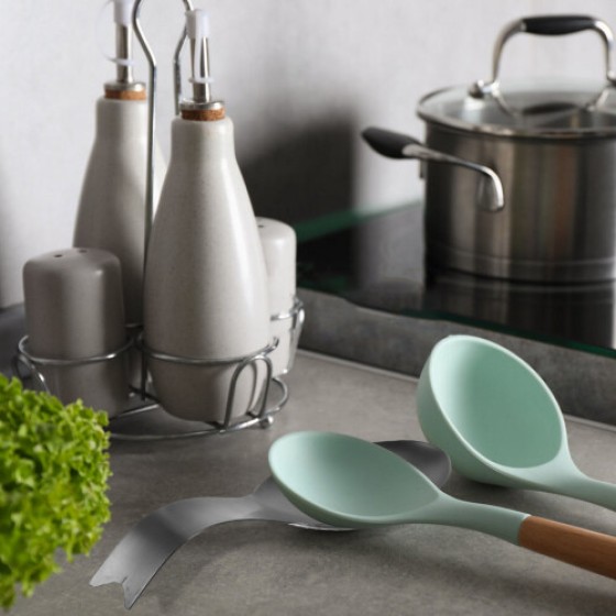 Masteelf Kitchen Utensil Rack Spoon Baby